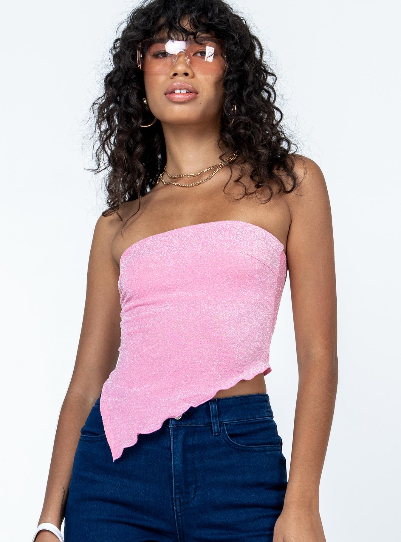 Carrow Strapless Top Pink - Image 2