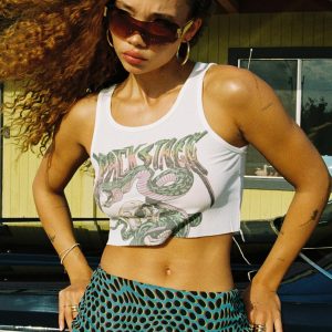 Backstage Graphic Tank Top White