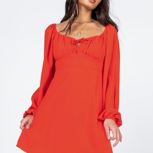 Yolanda Mini Dress Red