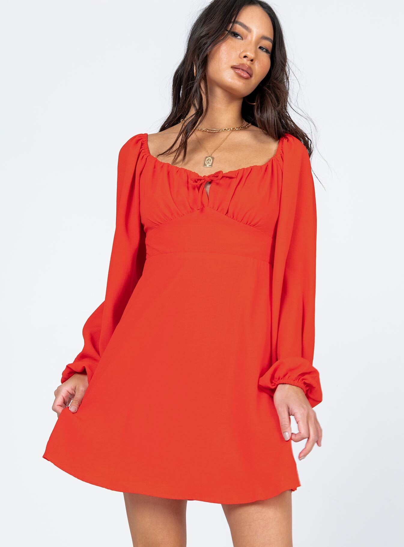 Yolanda Mini Dress Red