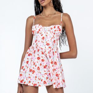 Misty Romper Pink