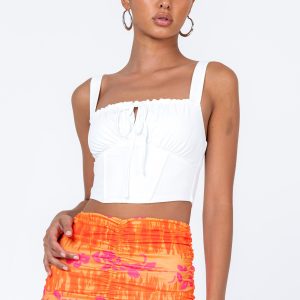 Alexandira Top White