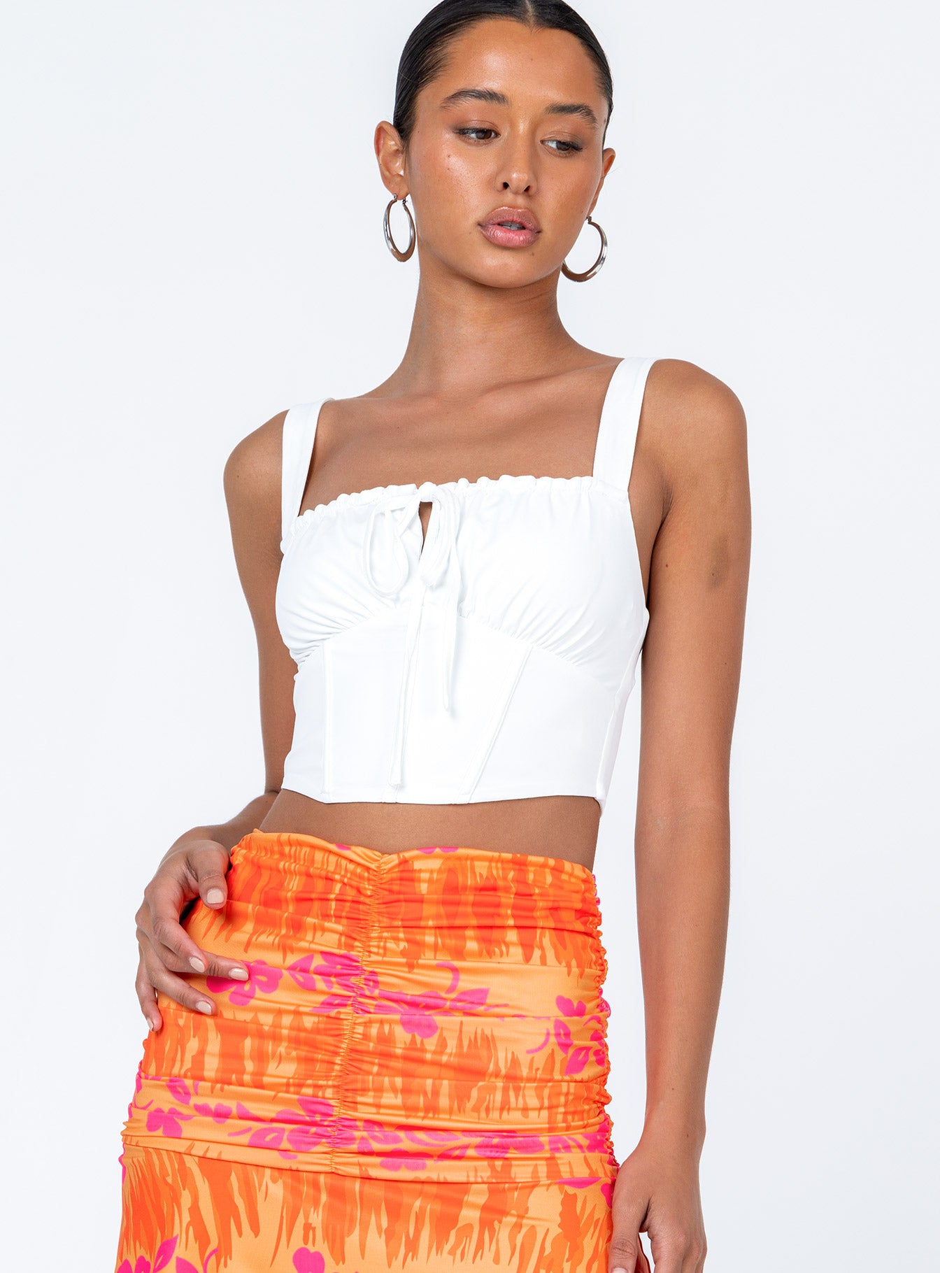 Alexandira Top White