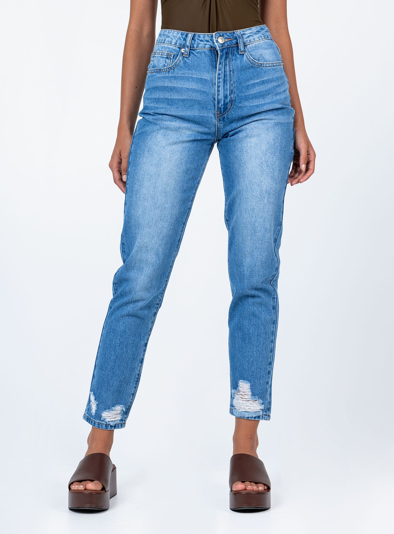 Abarca Straight Leg Denim Jeans - Image 2