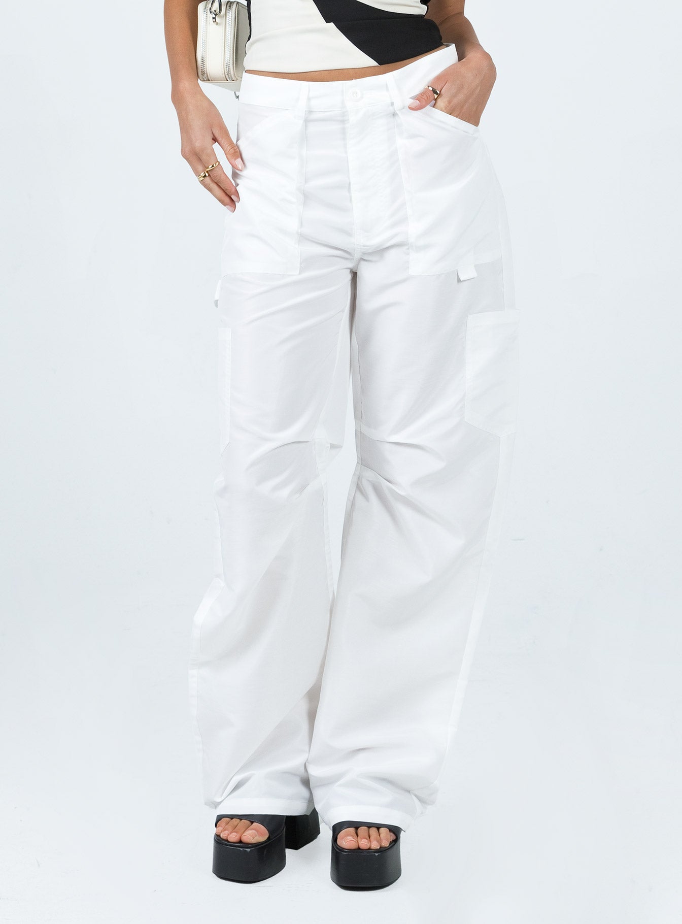 Miami Vice Swish Pant Ghost White - Image 2