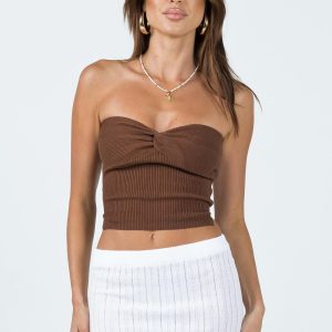 Mai Top Brown