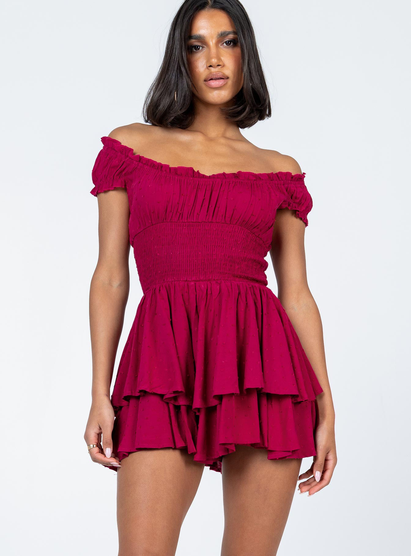 The Love Galore Romper Burgundy - Image 2