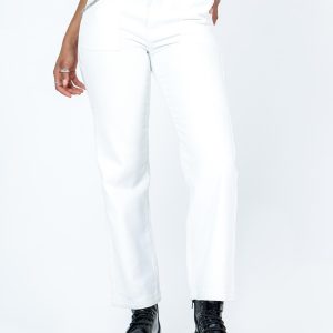 Julia Carpenter Denim Jeans White