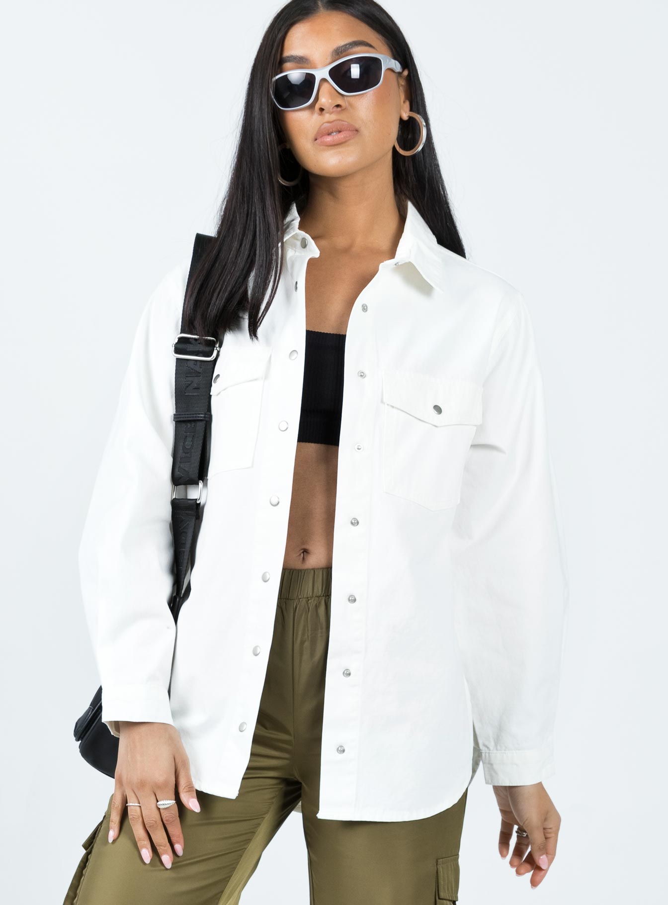 Hopkins Denim Jacket White - Image 2