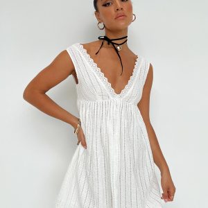 Laney Mini Dress White
