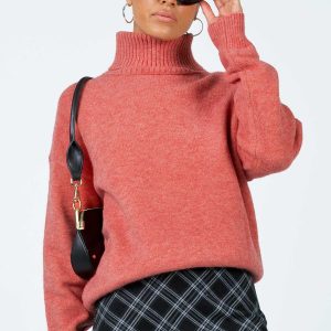 Oswin Turtleneck Sweater Orange