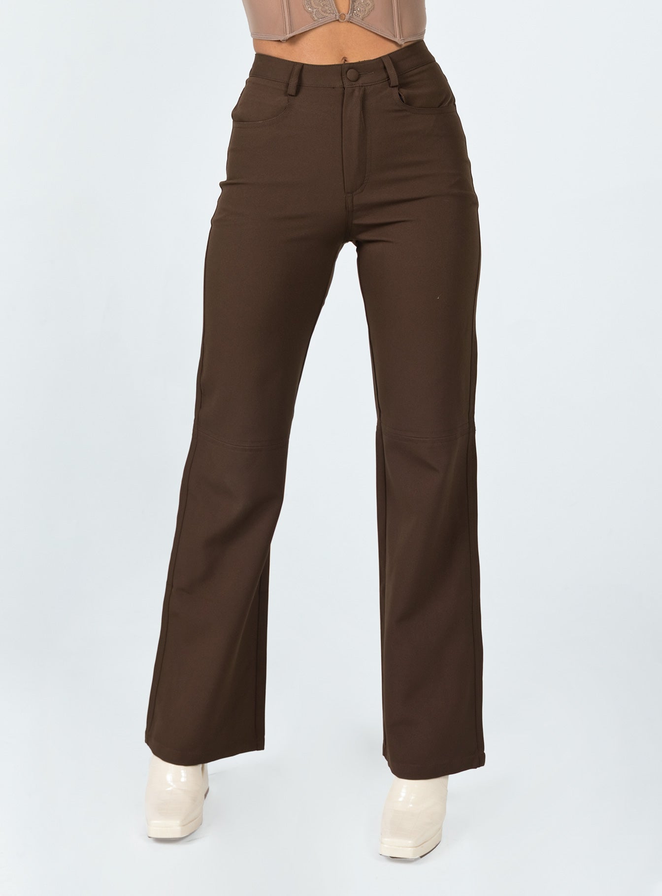 Lulu Pants Brown - Image 2