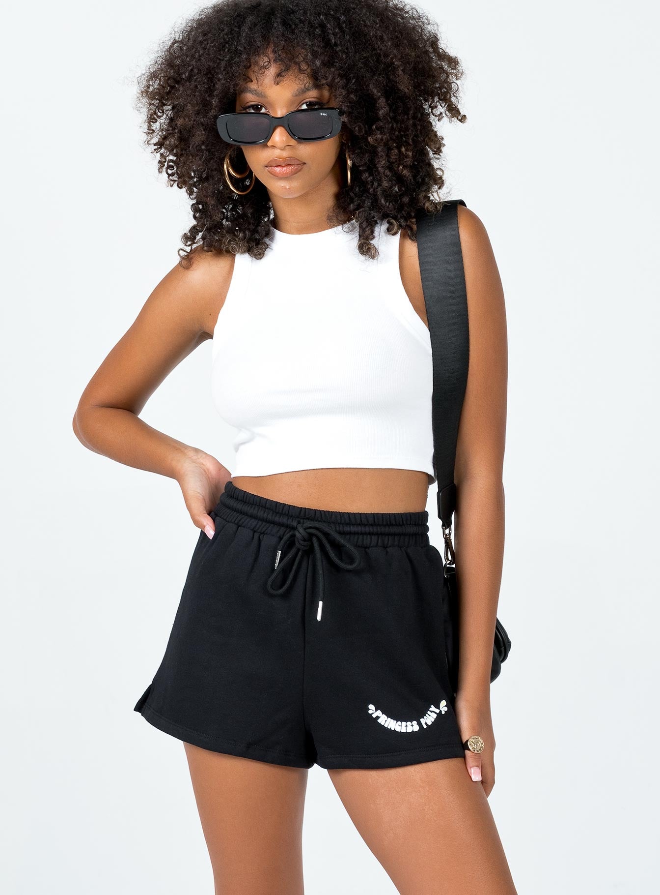 Princess Polly Chloe Shorts Black - Image 2