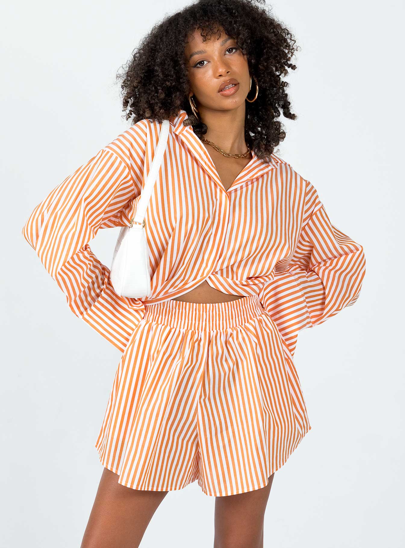 Boyfriend Shorts Orange - Image 2