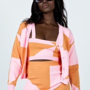 Ivanna Knit Cardigan Set Multi