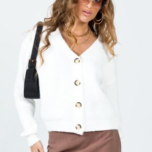 Carlo Cardigan White