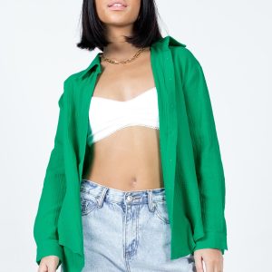 Mahalia Shirt Apple Green