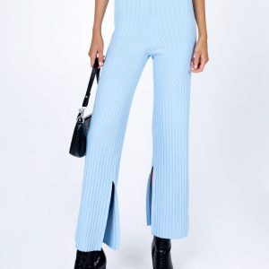 Allen Ribbed Pants Blue