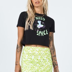 Cinzia Mini Skirt Green