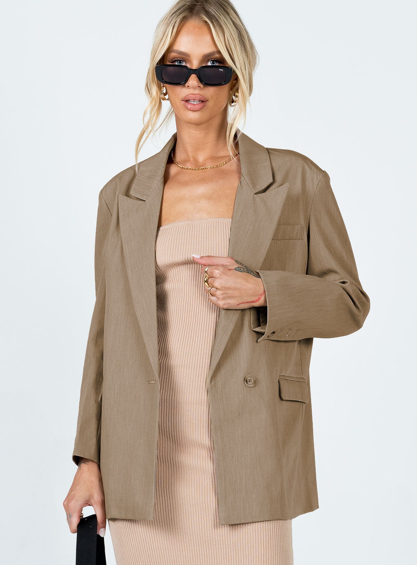Millicent Blazer Beige - Image 3