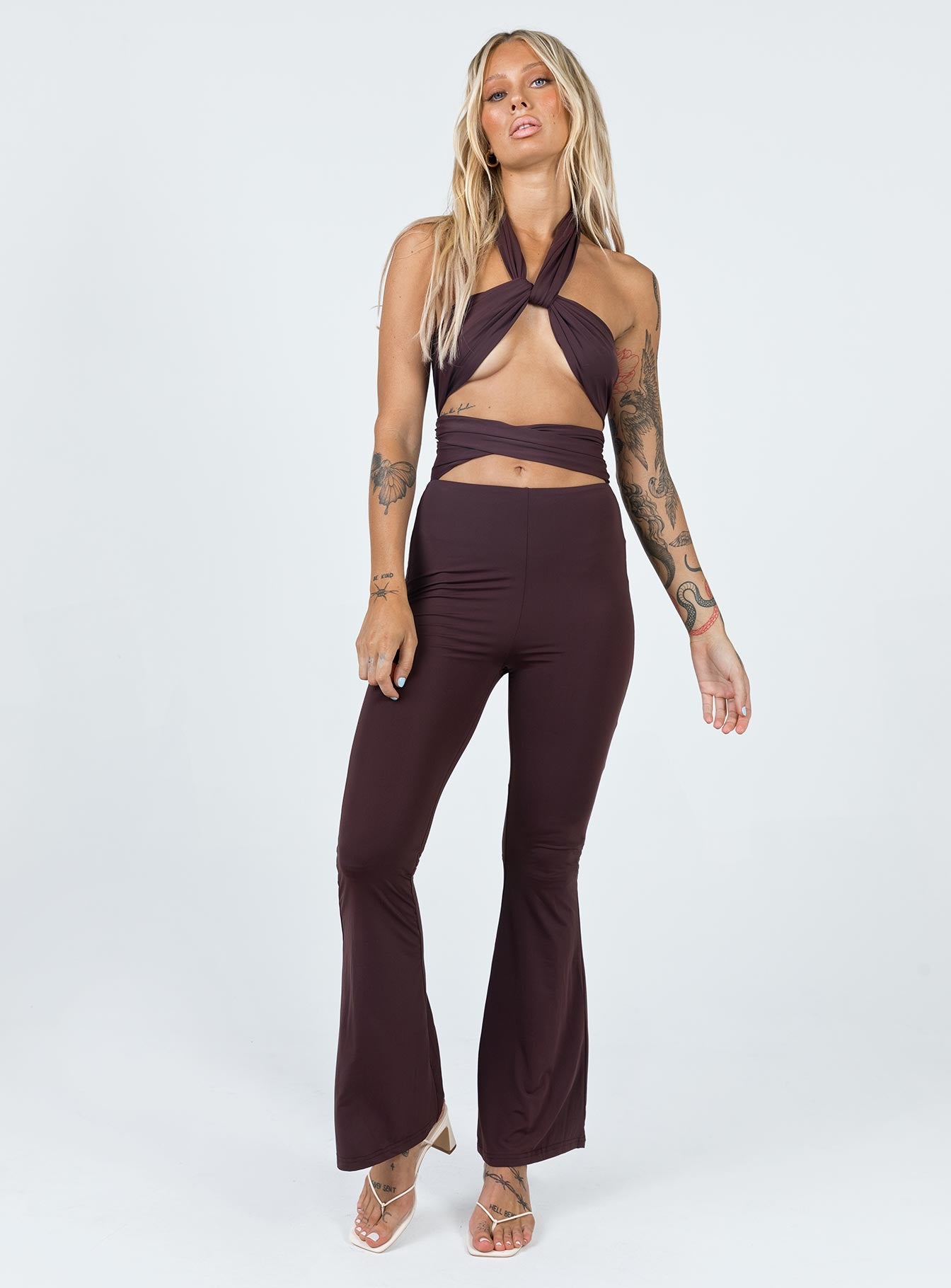 Amalia Jumpsuit Brown - Image 3