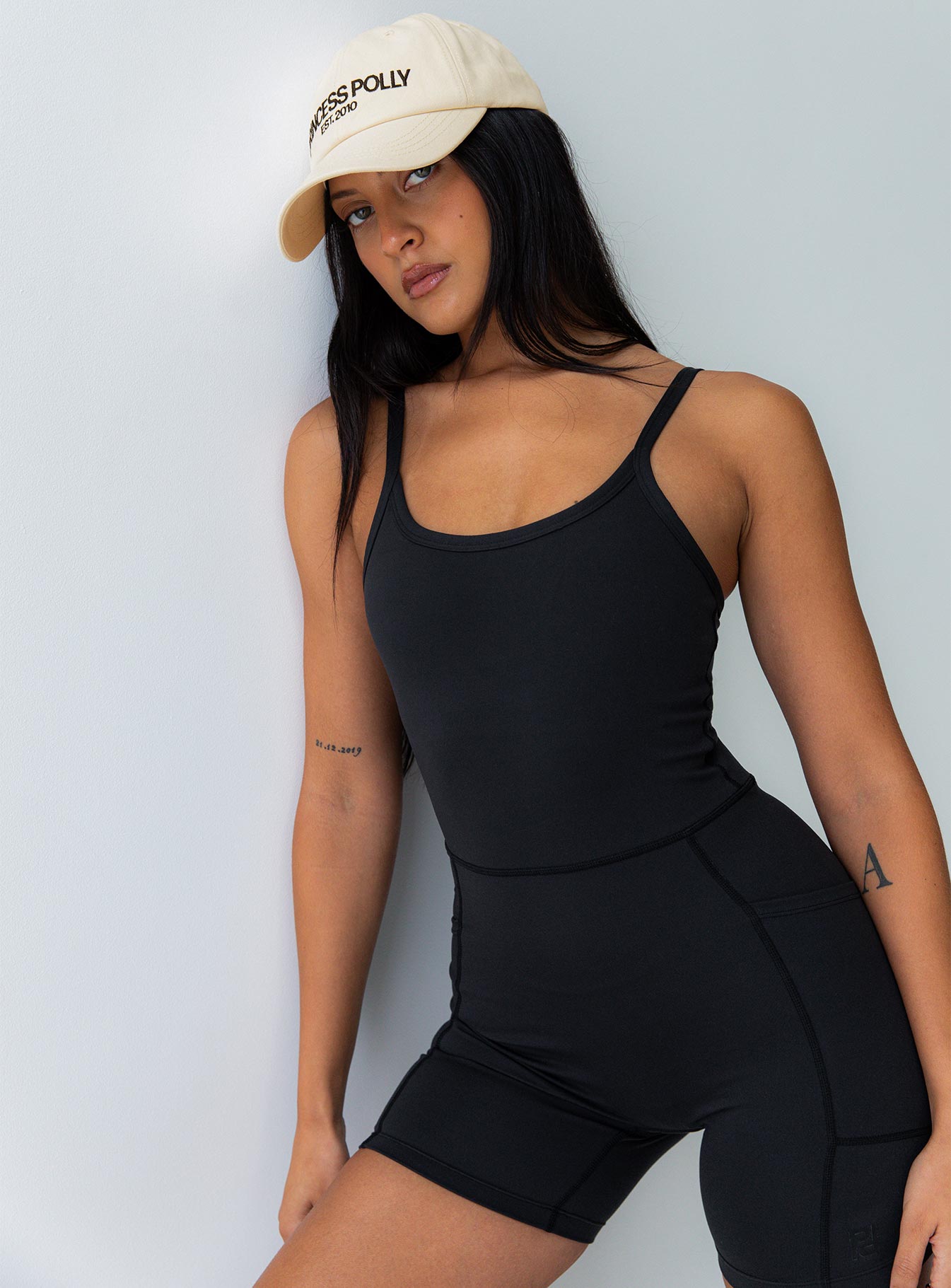 Feel Good Contour Activewear Catsuit Black - Image 3