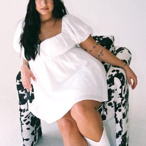 Let's Dance Mini Dress White Curve