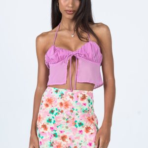 Selby Mini Skirt Yellow Floral