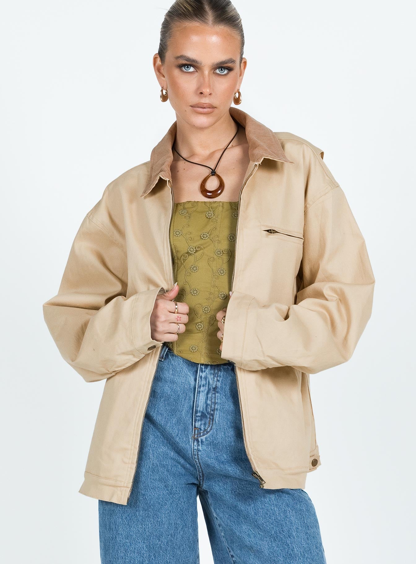 Springer Jacket Beige - Image 3