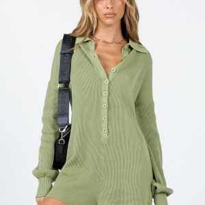 Sofie Romper Green