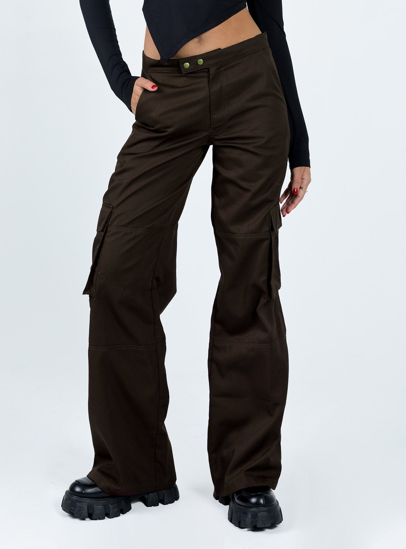 Motel Saul Trouser Dark Brown - Image 2