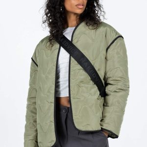 Haven Quilted Jacket Khaki