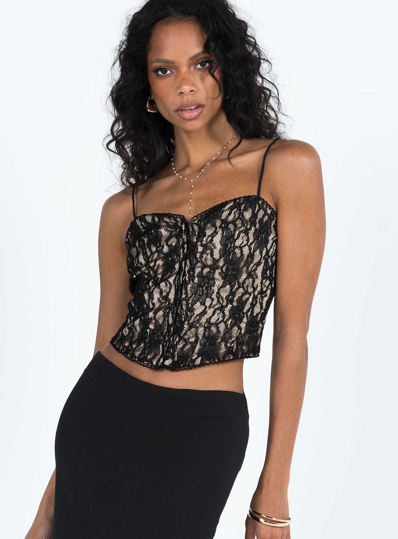 Giorgi Lace Corset Black - Image 3