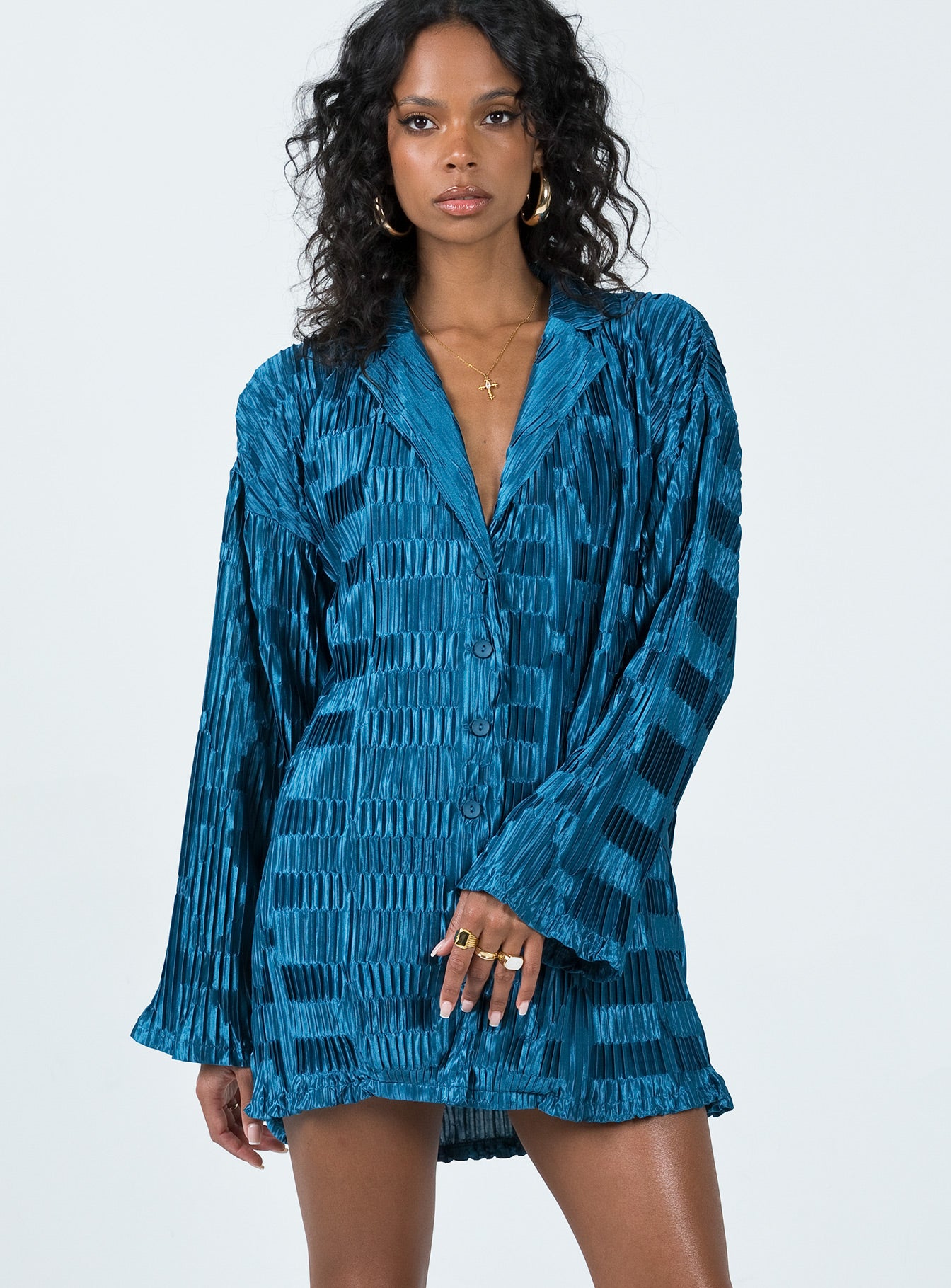 Wilkinson Mini Dress Blue - Image 2