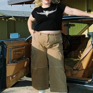 Dust Dancing Cargo Pant Curve Camel