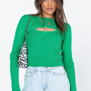 Theresa Sweater Green