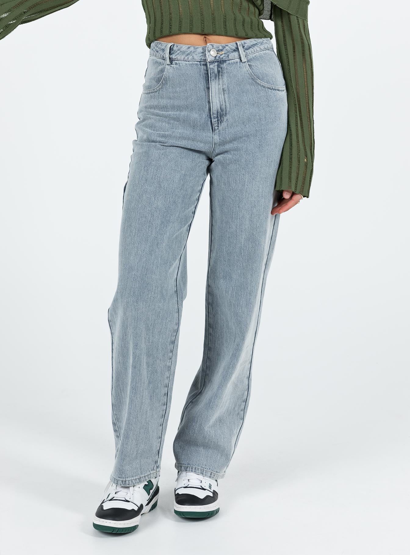 Garza Wide Leg Jeans Denim