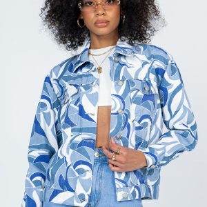 Callum Denim Jacket White