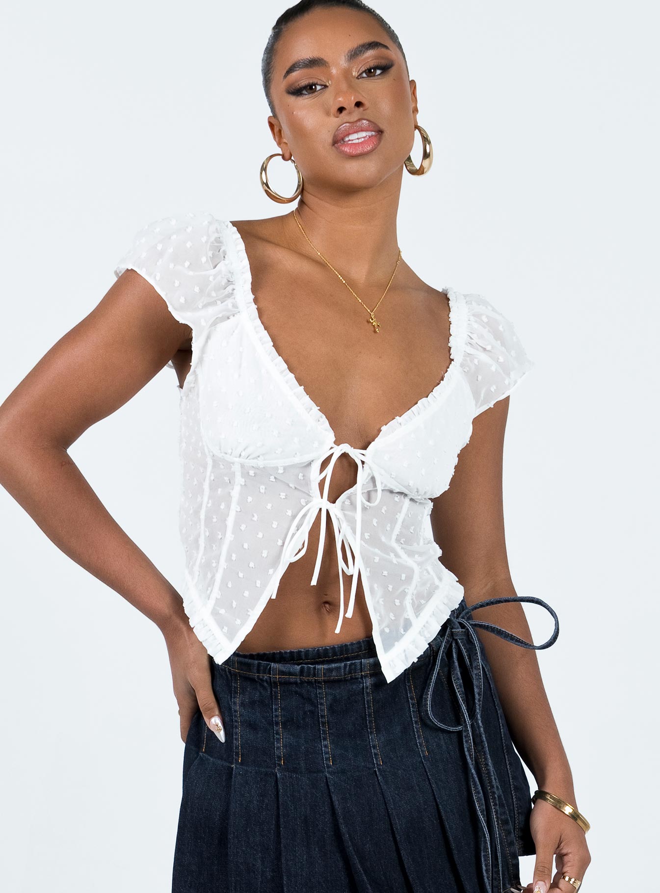 Elvia Top White - Image 3
