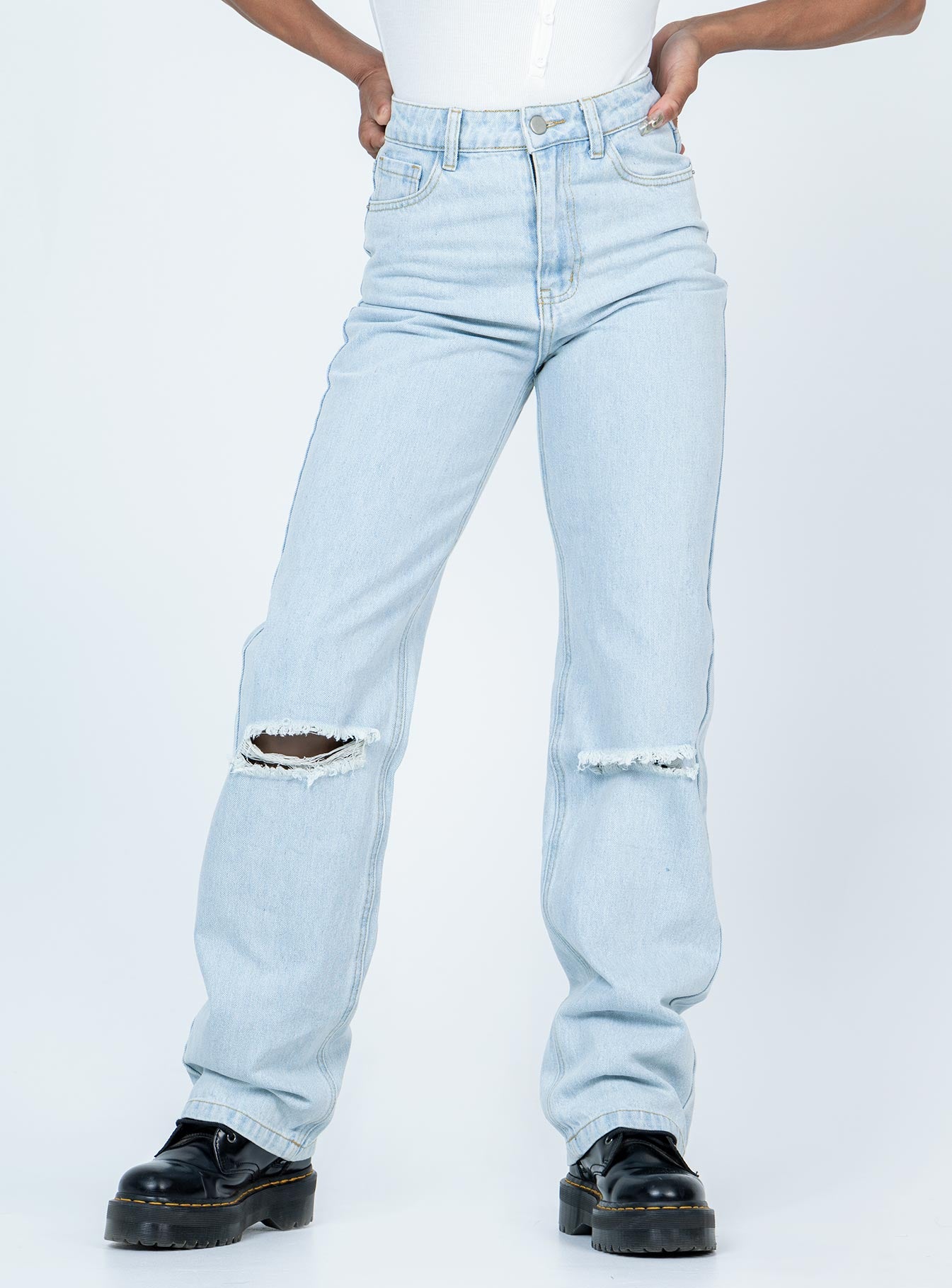 Bertie High Rise Wide Leg Jean - Image 2