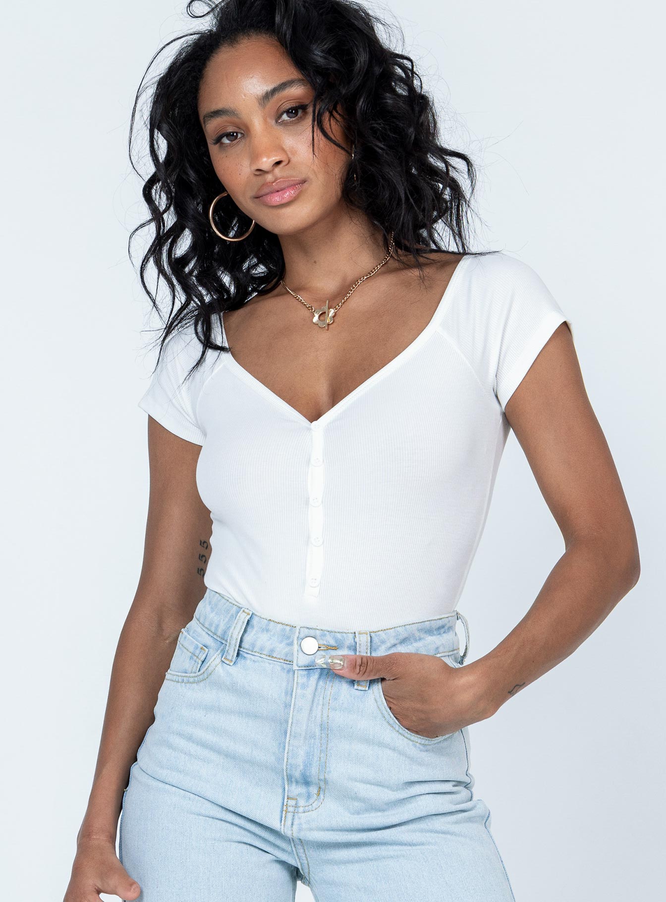 Wayne Bodysuit White - Image 5