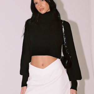 Easton V Front Mini Skirt White