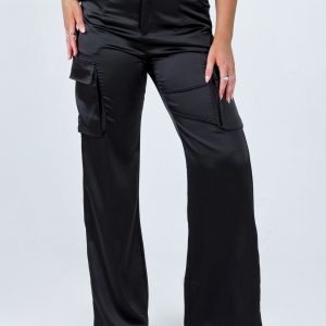 Gilmore Cargo Pants Black