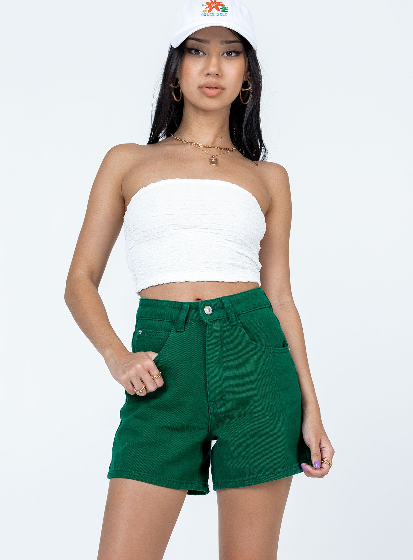 The Swalla Shorts Dark Green - Image 2