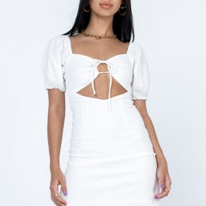 Jacqui Mini Dress White
