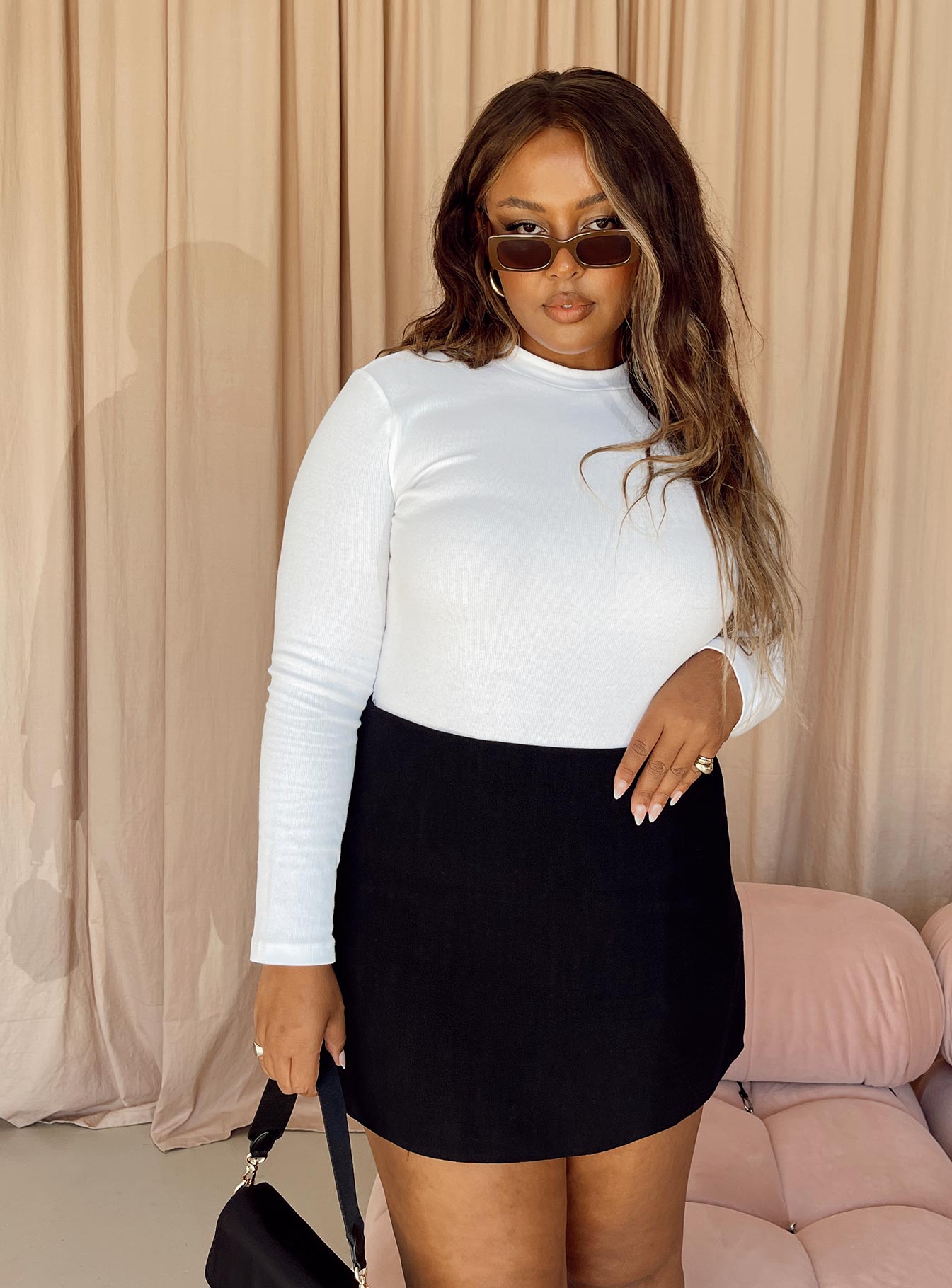 Maleny Long Sleeve Bodysuit White Curve - Image 6