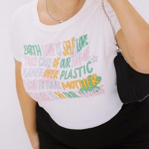 Organic Be Kind Charity Baby Tee Cream Curve