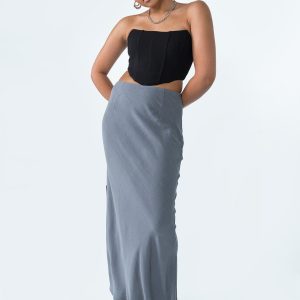 Jodie Maxi Skirt Grey