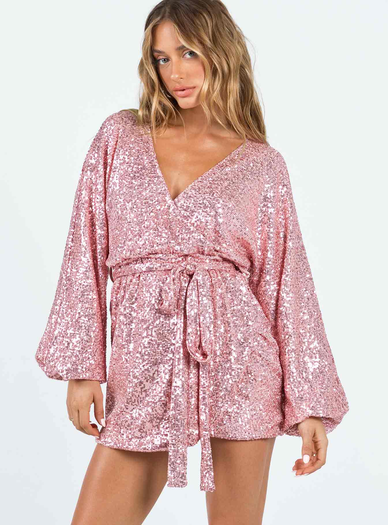Dancing Queen Mini Dress Pink - Image 2