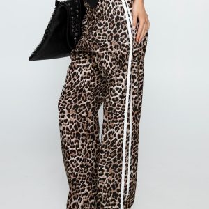 Buzzer Track Pants Leopard